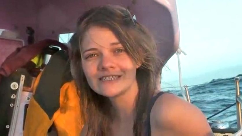 Teenage sailor Jessica Watson speaks on her video diary