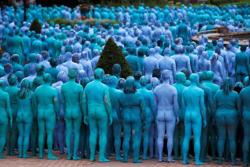Naked blue Blue Nude,