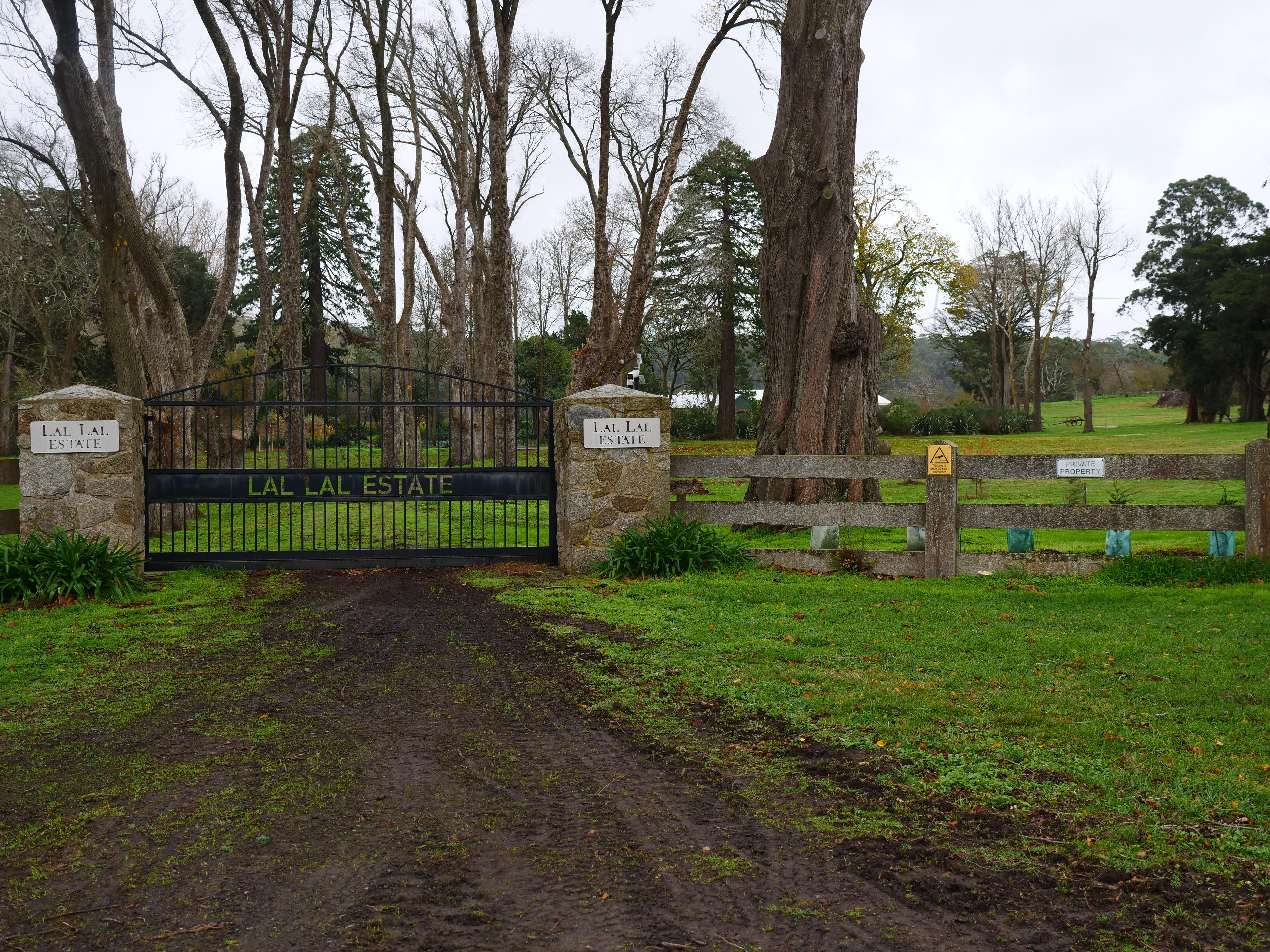 A gate at a property