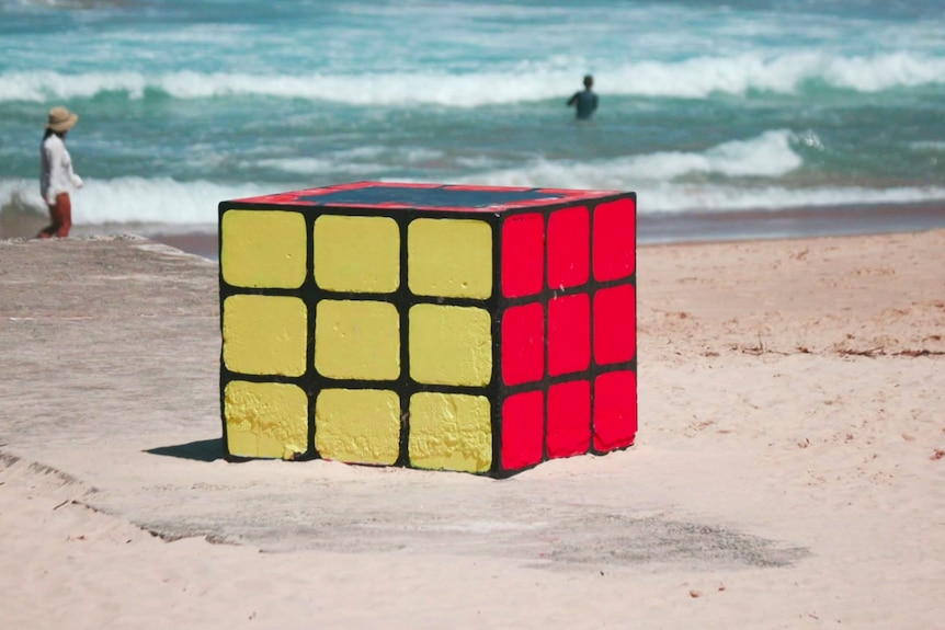 The mystery of Maroubra's Rubik's Cube has been solved but locals are  divided on its new look - ABC News