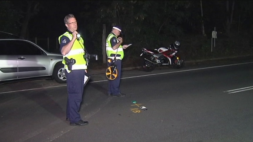 Good Samaritan motorcyclist hit by car while helping koala on Qld's Gold Coast