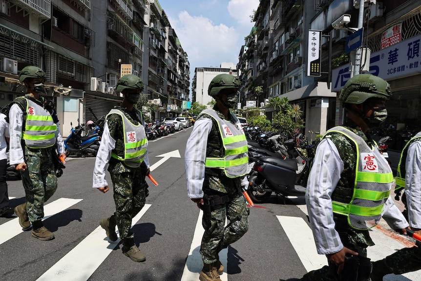 Police in Taipei