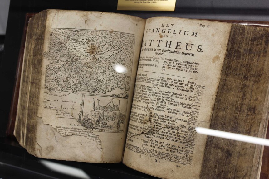 The Dutch Bible in the Launceston exhibition