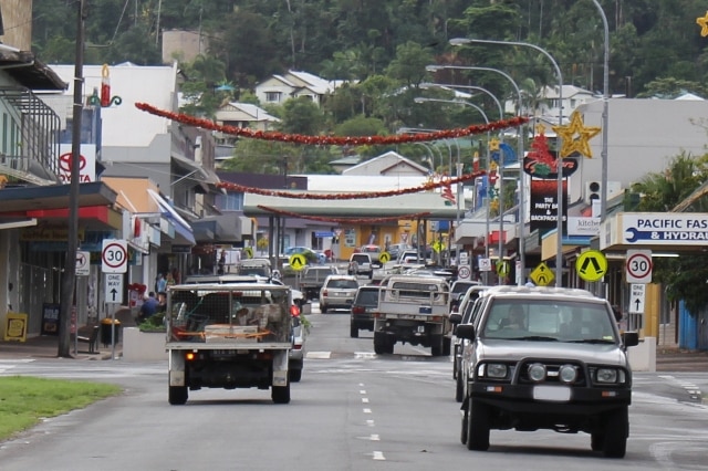 The main street of Tully, in far north Queensland