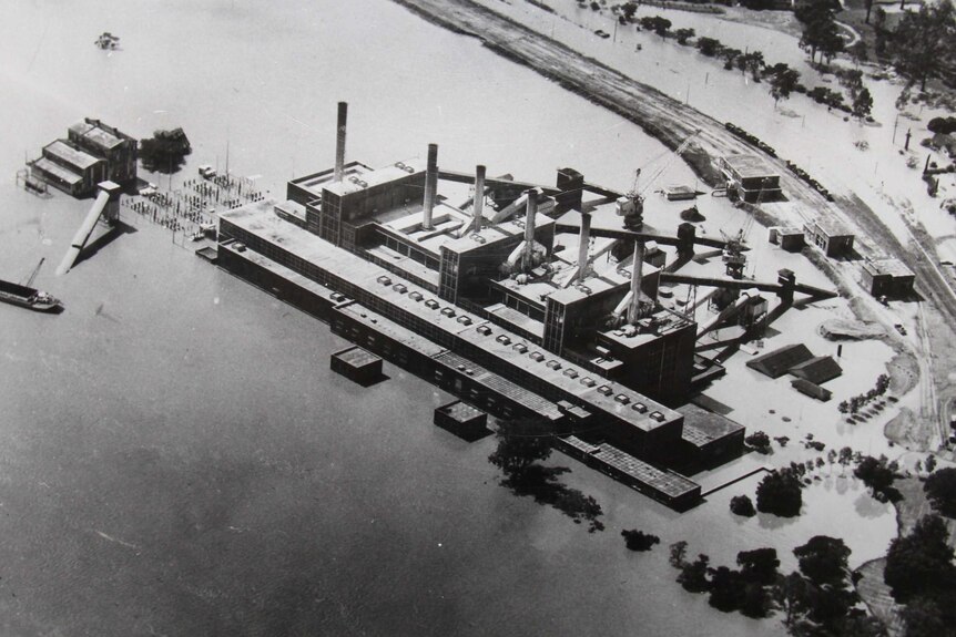 Tennyson power station in 1974
