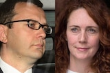 LtoR Andy Coulson and Rebekah Brooks
