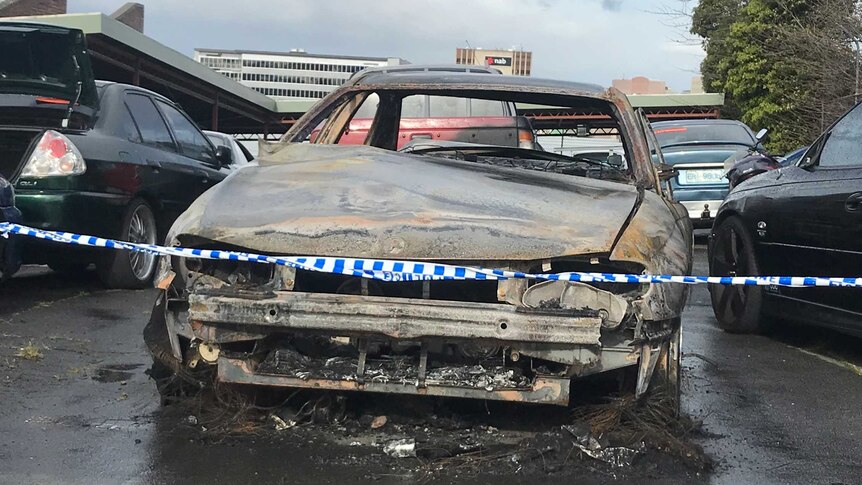 Burnt-out car believed to be involved in Bridgewater shooting