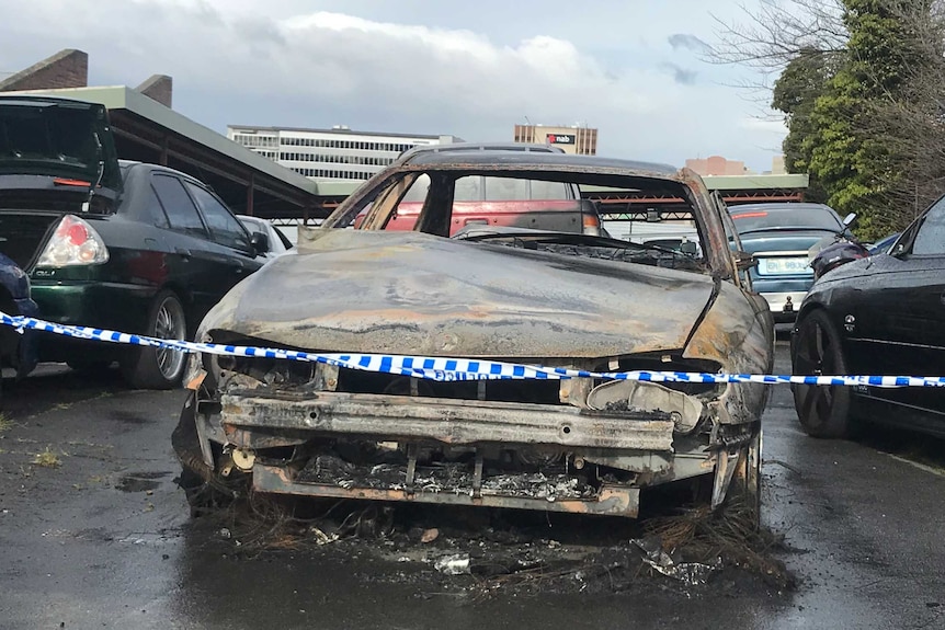 Burnt-out car believed to be involved in Bridgewater shooting