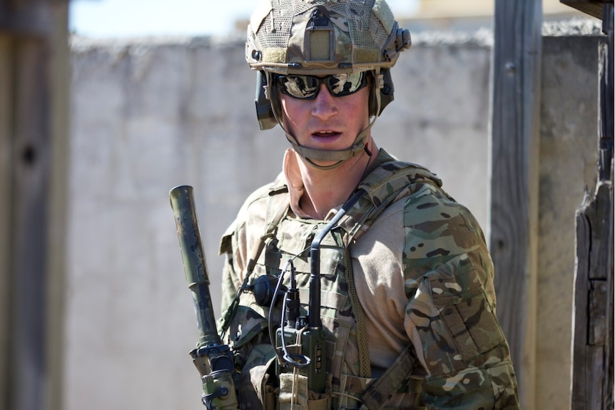 Prince Harry takes part in a counter-terrorism exercise.
