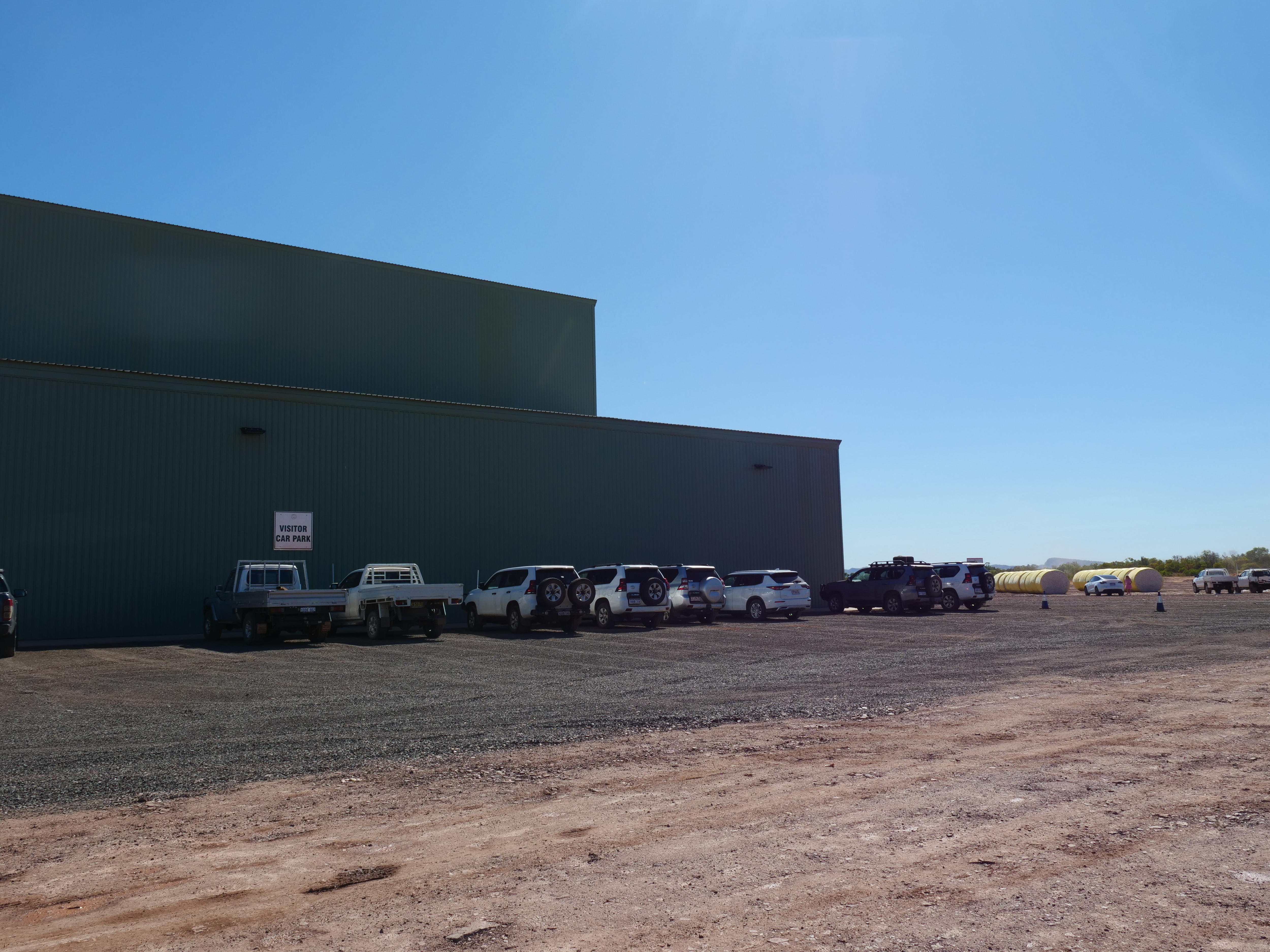 El exterior de un edificio