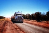 A road train on the Tanami Road