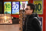 Newsagency selling lotto tickets in Sydney