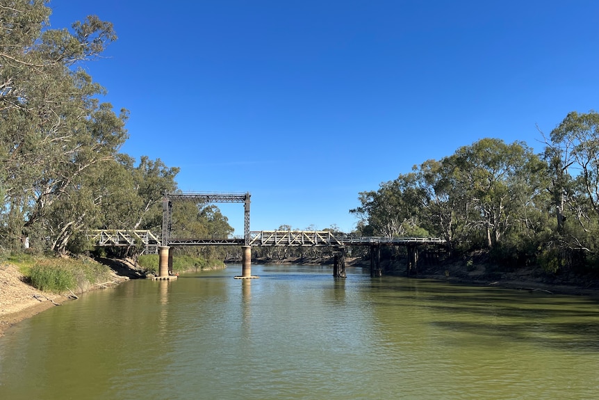 A bridge across the Murray River. 