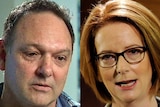 Bruce Wilson and Julia Gillard