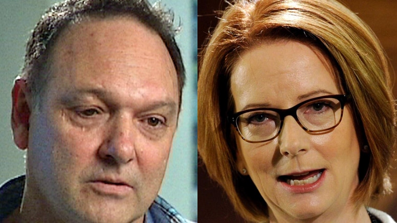 Bruce Wilson and Julia Gillard