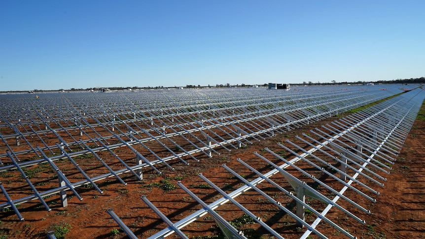 AGL solar power plant at Nyngan in western NSW