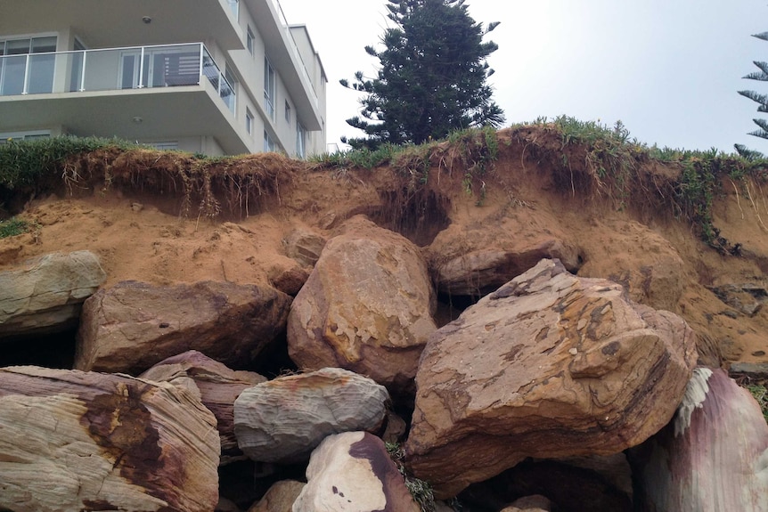 Coastal erosion on Collaroy beach