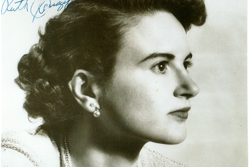 An autographed photo of Ruth Slenczynska from 1955.