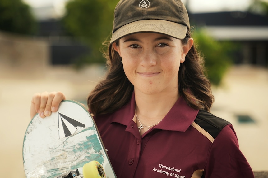 Headshot of Skateboarder Haylie Powell