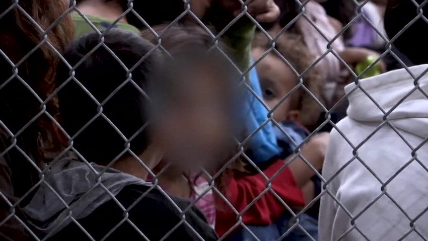 A US Border Patrol video previously showed immigrant children locked in cages at Texas holding facility