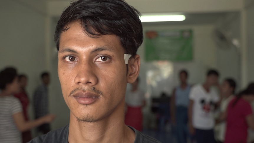 Nan Win, 28, migrated to Thailand hoping to support his family in rural Myanmar.