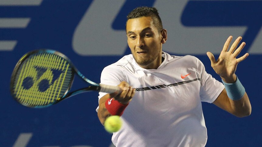 Nick Kyrgios will play Novak Djokovic in the round of 16 in Indian Wells.