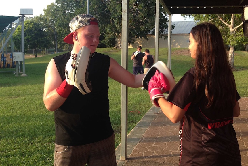 The boxing club has helped DJ Edwards control his emotions