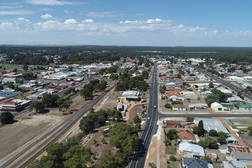 Collie's coal mines lie 200 kilometres south east of Perth, surrounded by forest and farmland.