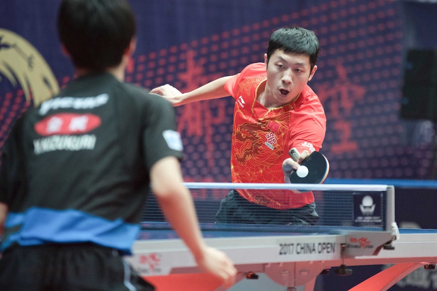 Chinese table tennis player Xu Xin.