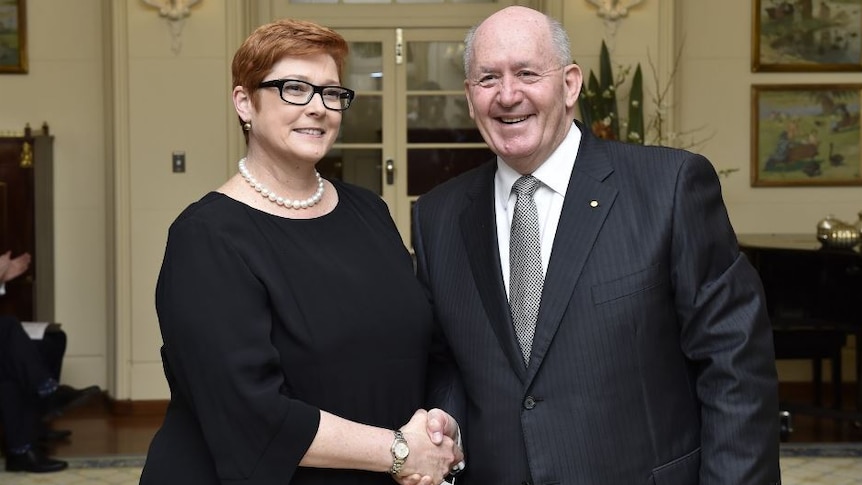 Marise Payne sworn in as Minister for Defence