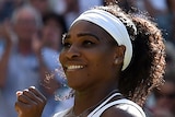 Serena Williams celebrates win over Sharapova