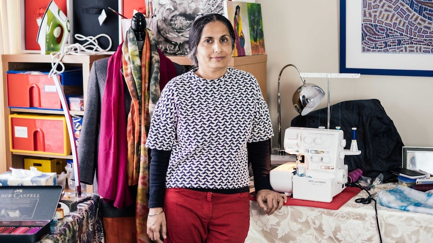 Canberra textile artist Kiran Grewal