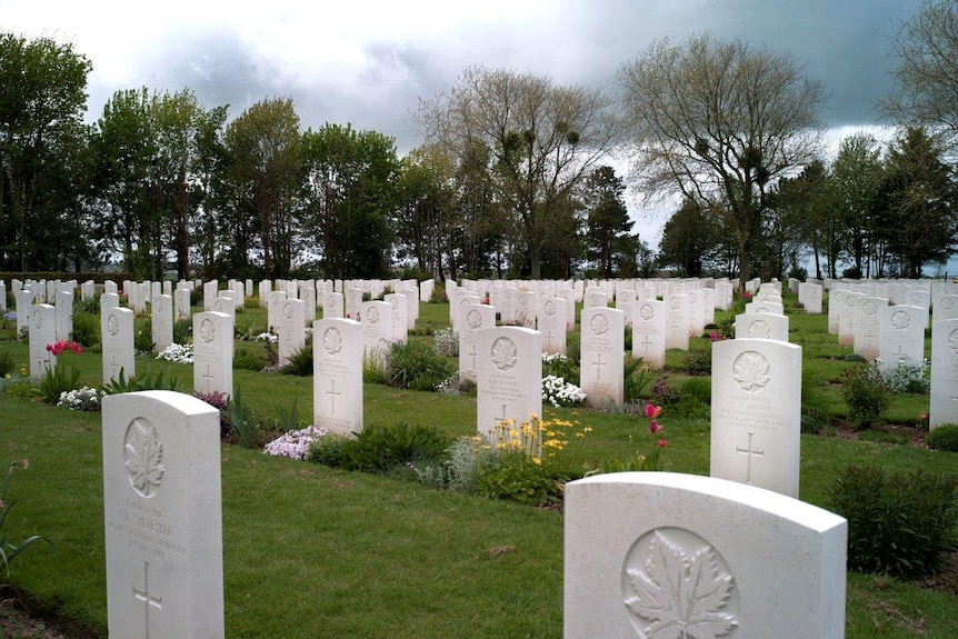 Commonwealth graves near Bayeux, France