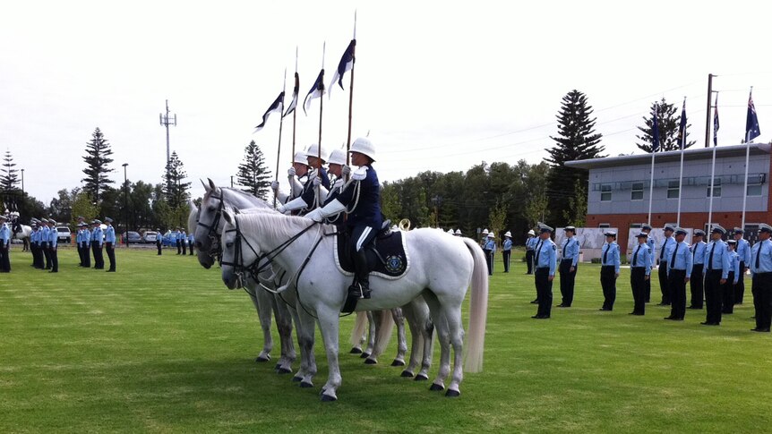 Taperoo police graduation parade