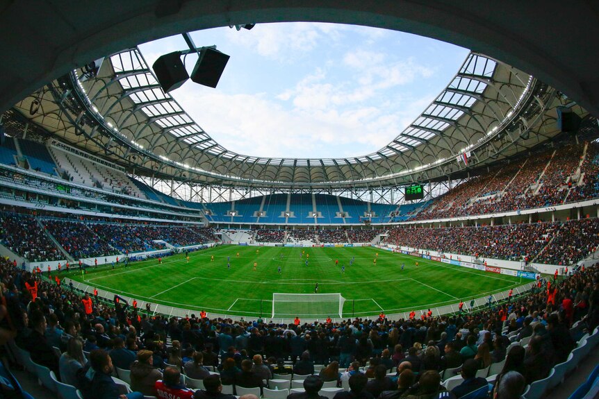 Interior of Volgograd Arena
