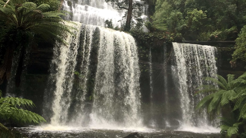 Russell Falls at Mount Field National Park.