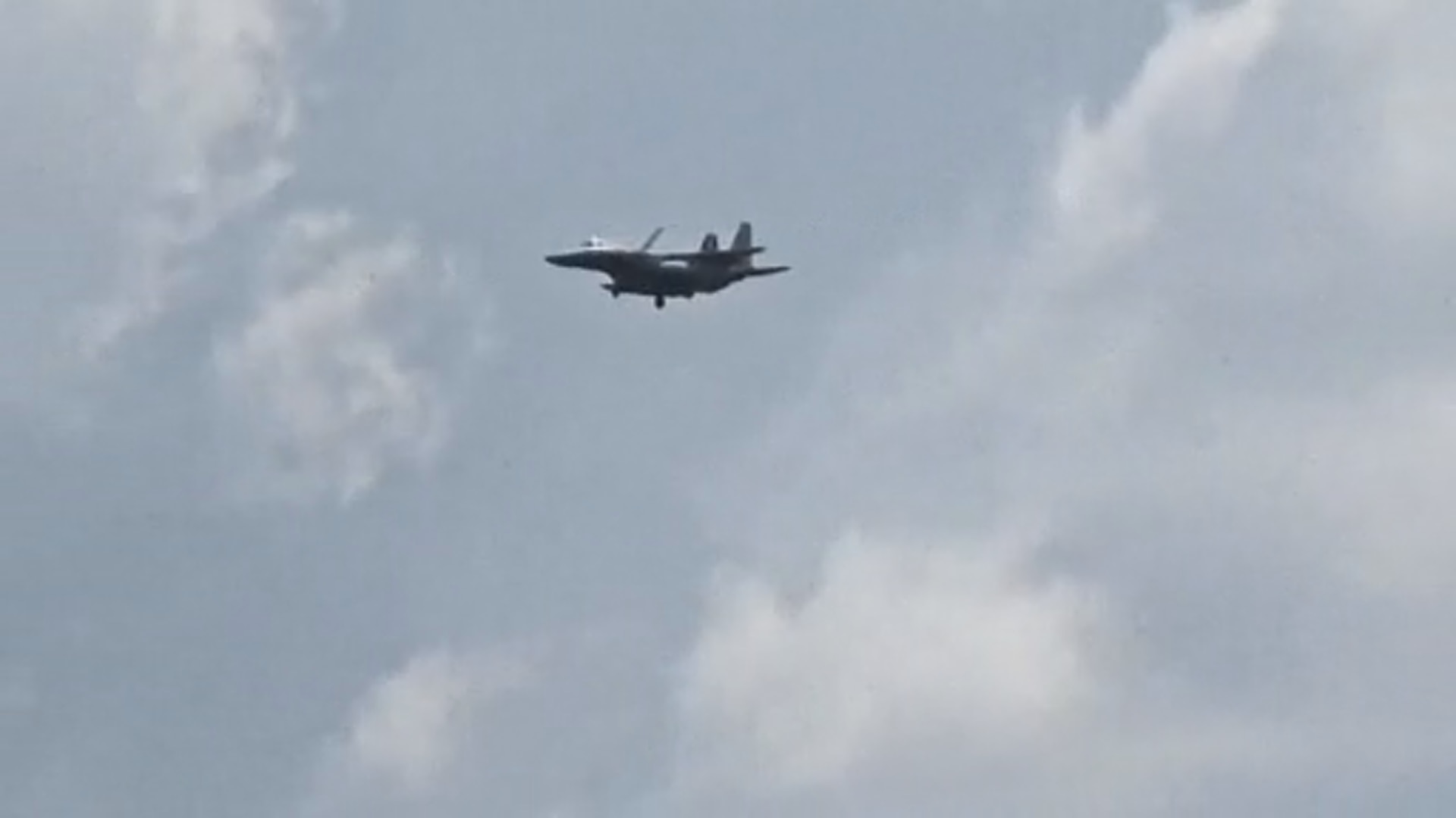 An image of a fighter jet in the sky