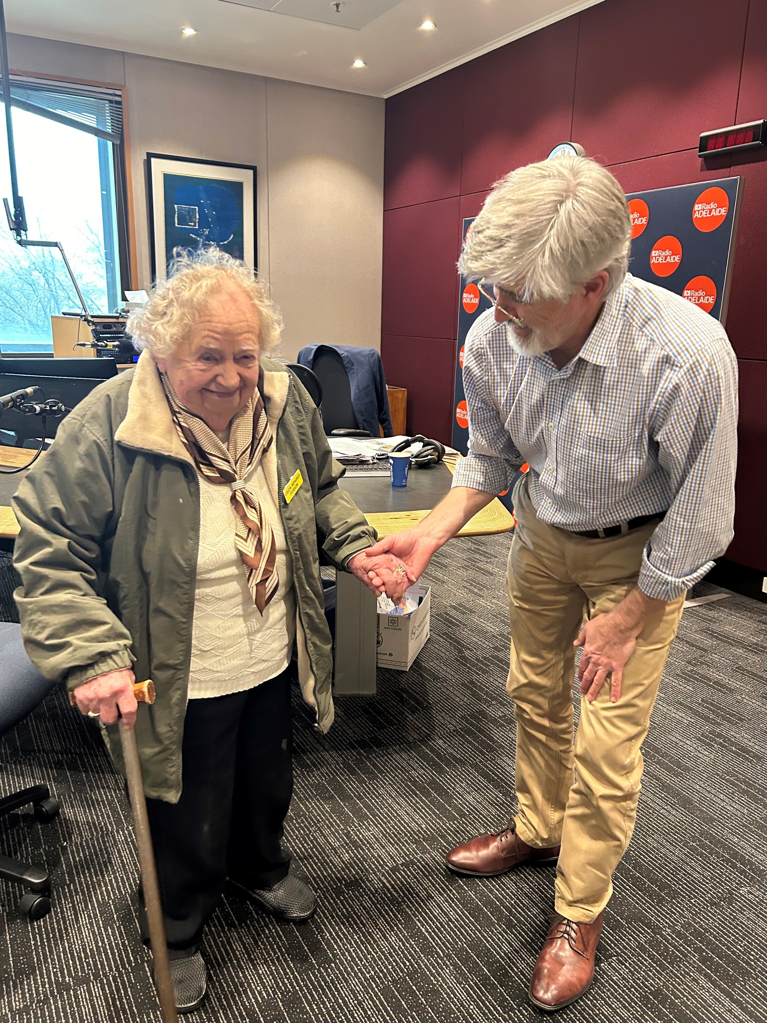 In the 40s while the parents were knitting, 96-year-old Mary was ...