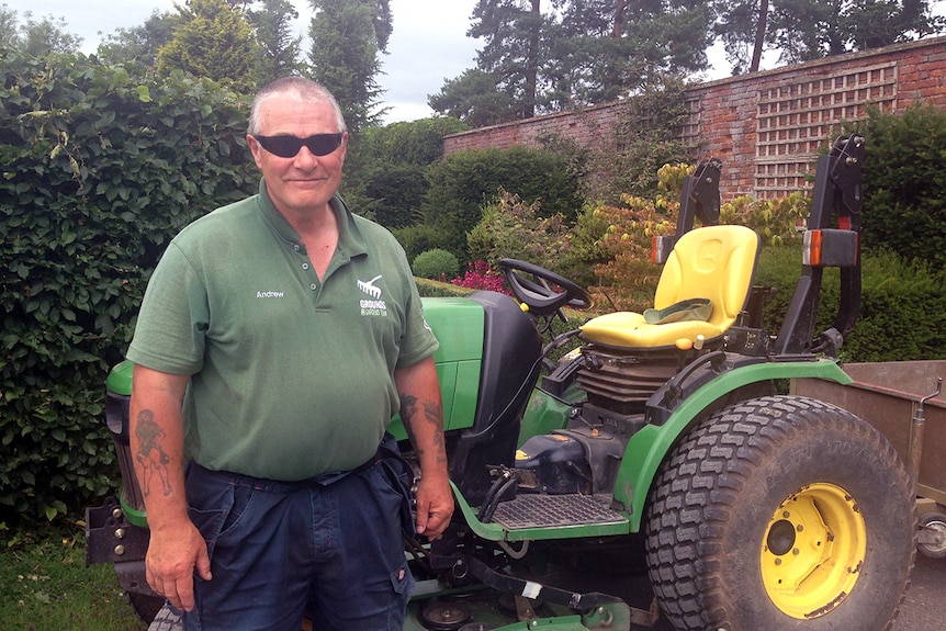 Andrew Dodwell, gardener at  Holme Lacy House, England