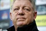 Phil Gould looks to his left.