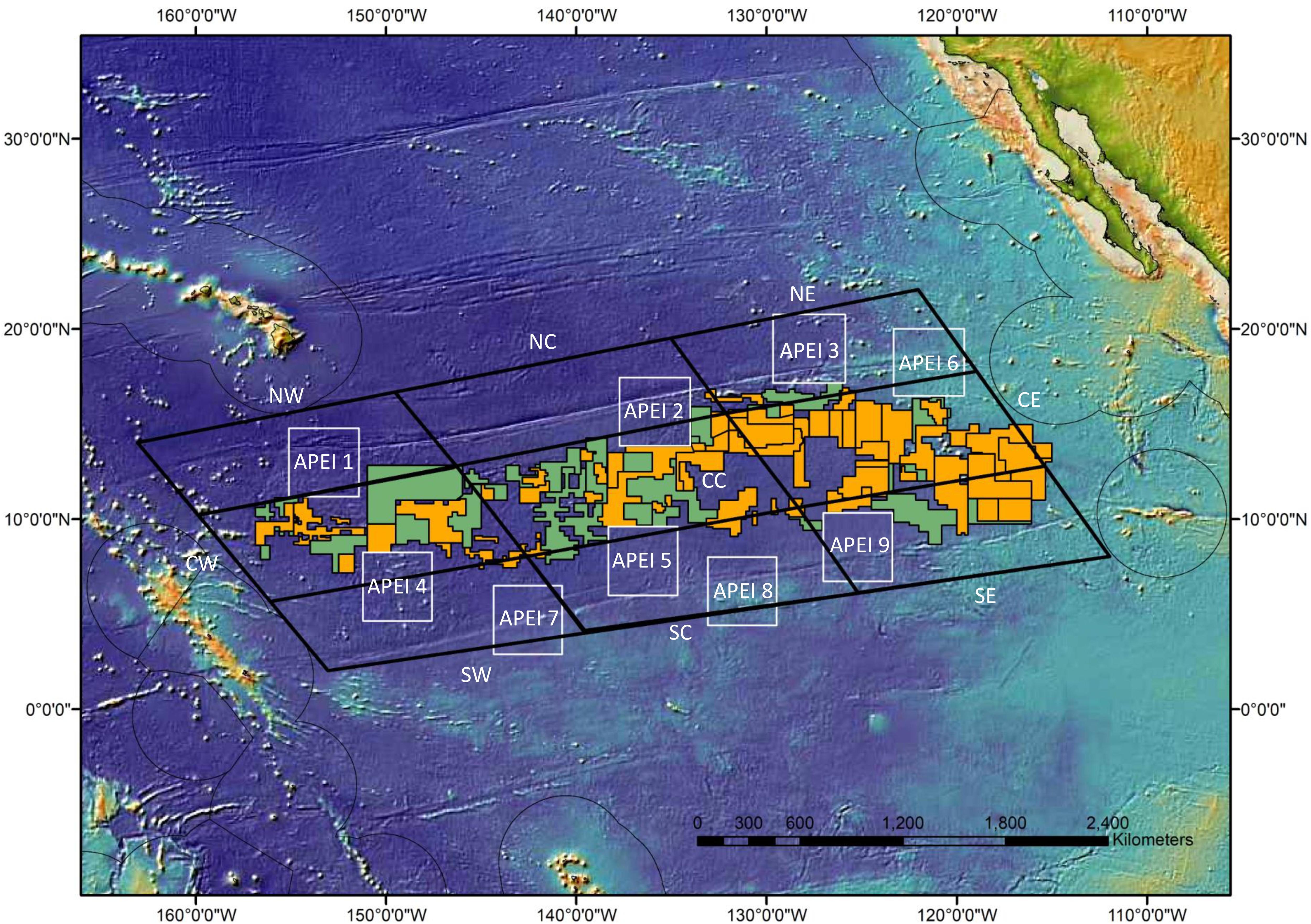 A map showing the CCZ.