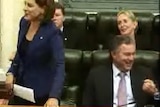 The Government has complained to the Speaker after Opposition MP John-Paul Langbroek made an "inappropriate" gesture.