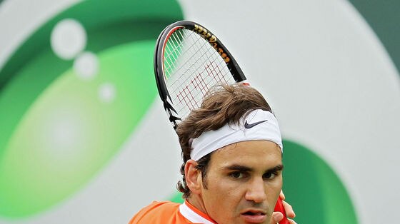 Roger Federer... things looking up in Portugal (file photo).