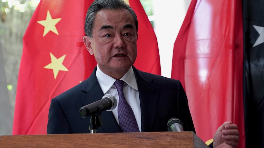 Chinese Foreign Minister Wang Yi takes centre stage on a visit to Papua New Guinea.