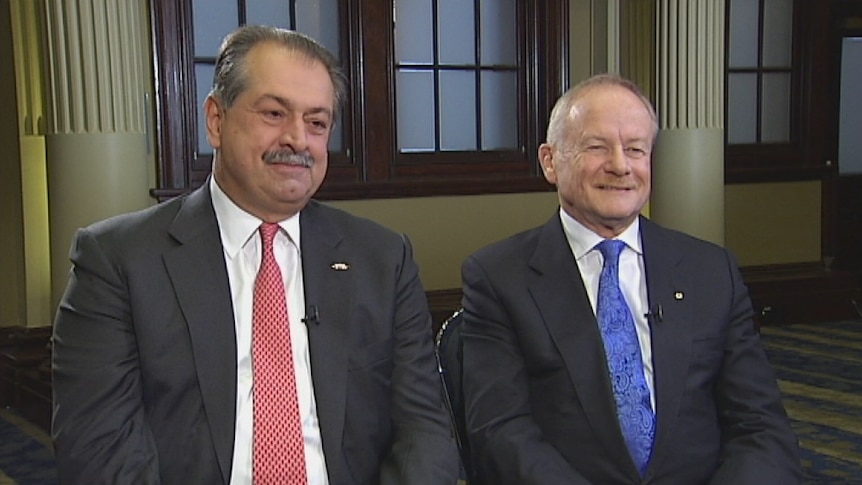 Andrew Liveris and Tony Shepherd