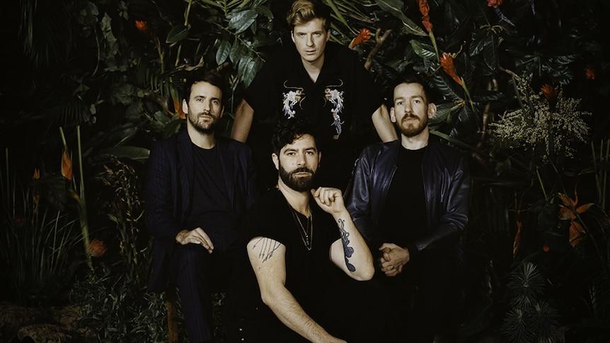 A 2019 press shot of Foals