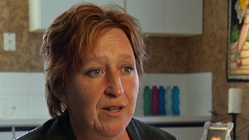 Peta Kelty, mother of autistic teenager Jackon who is presumed drowned