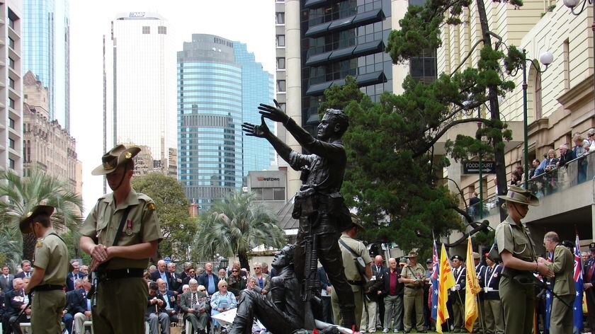 The Brisbane service is one of a number taking place around the nation to commemorate Vietnam Veterans Day.