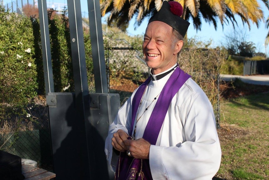 Anglican priest, Father Peter MacLeod-Miller, archdeacon of St Matthew's Anglican Church in Albury