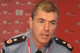 Police Commissioner, Karl O'Callaghan, in ABC studios